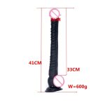 16 Inch Super Long Dildo Realistic Huge Jelly Suction Cup Fake Penis Big Dick Adult Sex Toys Dildos For Women - 6
