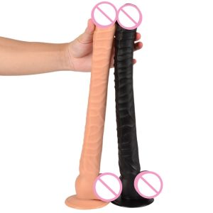 16 Inch Super Long Dildo Realistic Huge Jelly Suction Cup Fake Penis Big Dick Adult Sex Toys Dildos For Women