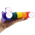 Realistic Dildos Rainbow Penis Super Huge Big Dildo Suction Cup Sex Toys For Woman Female Masturbation Faloimitator Products - 5