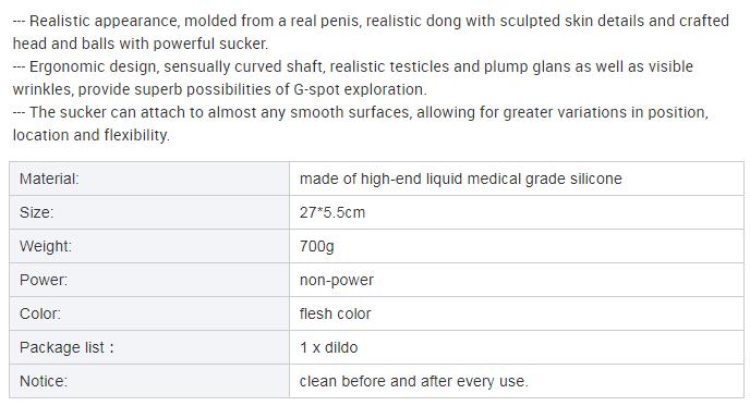 10 Inch Lifelike Dildo For Women Realistic Large Penis Replica Adult Toy With Strong Suction Cup - 1