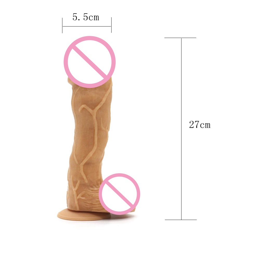 10 Inch Lifelike Dildo For Women Realistic Large Penis Replica Adult Toy With Strong Suction Cup - 4