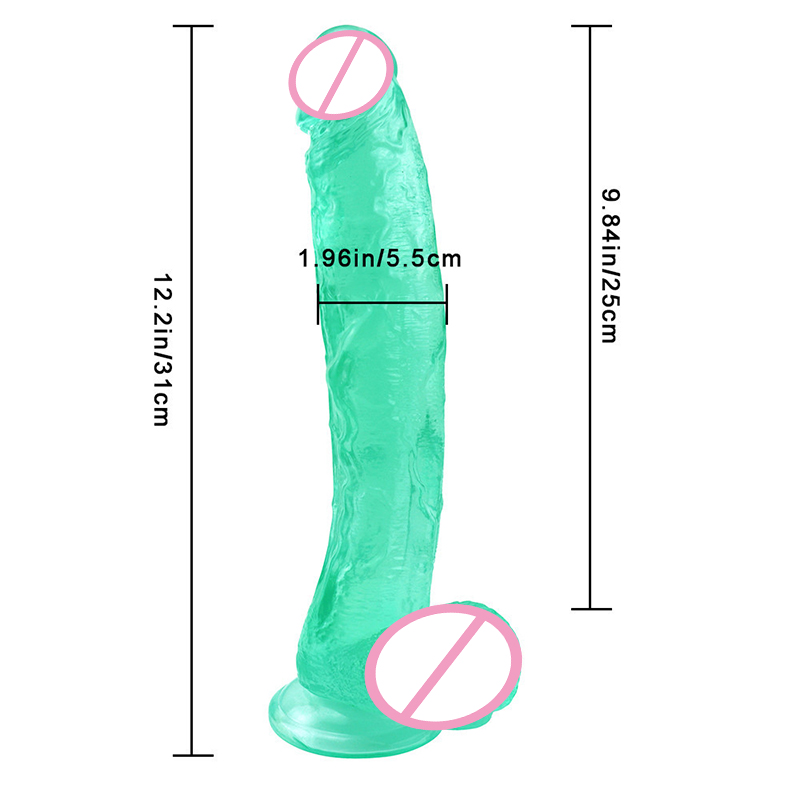 Realistic Large Dildo For Women Adult Sex Toy With Suction Cup Strapon Lifelike Penis Design - 44