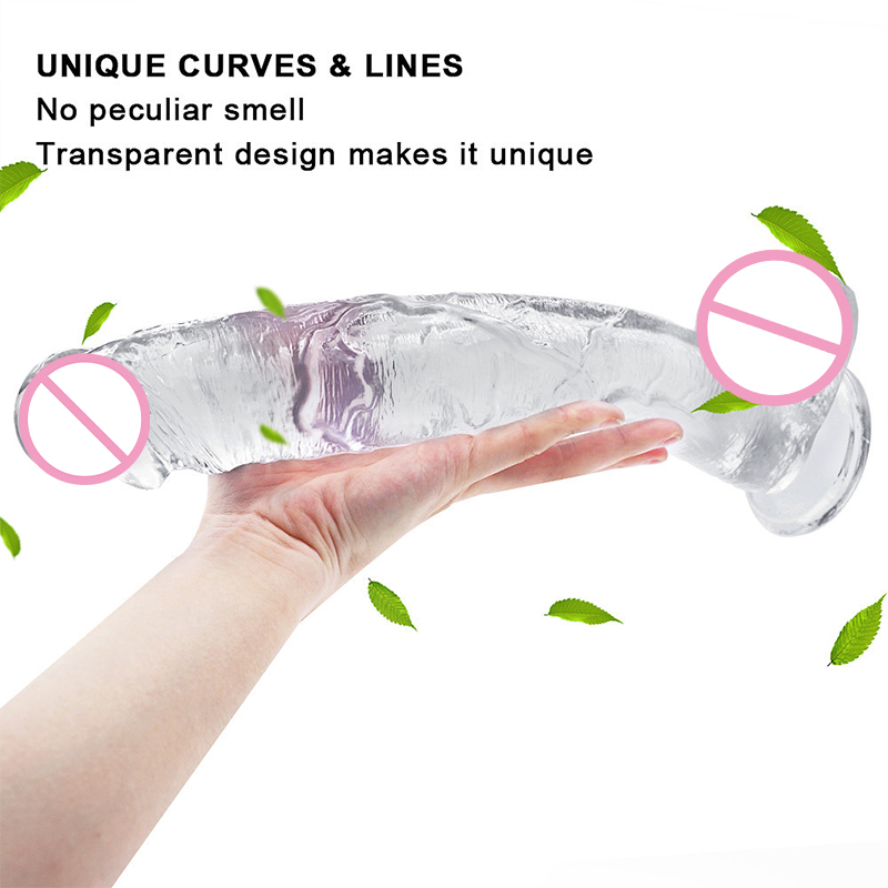 Realistic Large Dildo For Women Adult Sex Toy With Suction Cup Strapon Lifelike Penis Design - 40