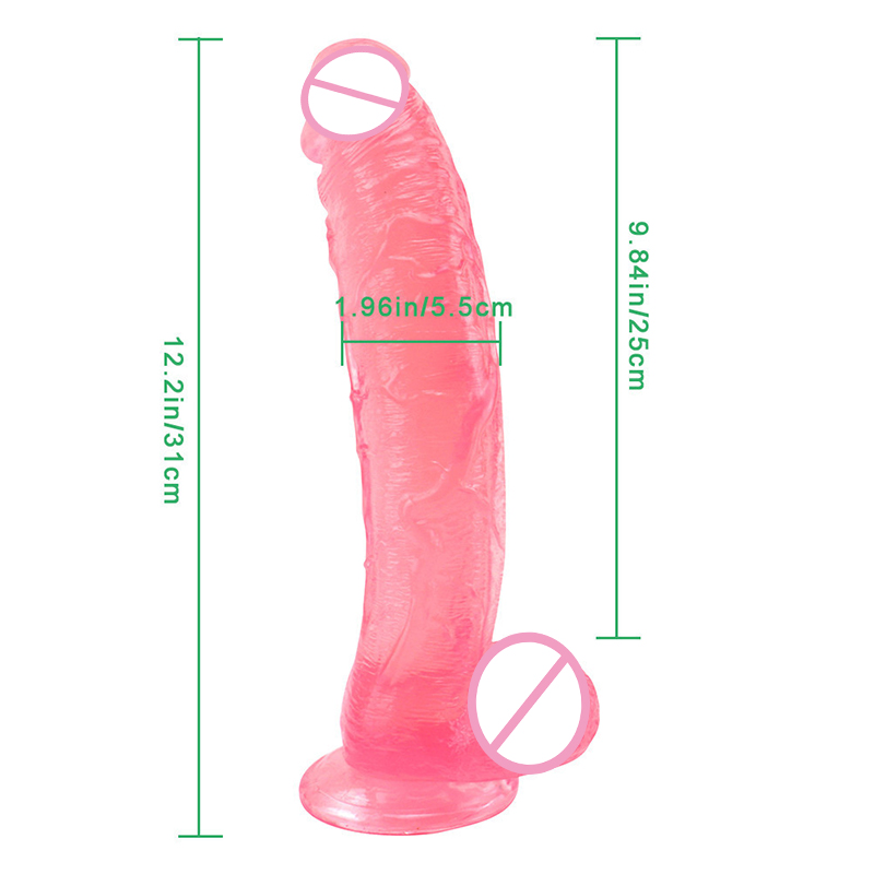 Realistic Large Dildo For Women Adult Sex Toy With Suction Cup Strapon Lifelike Penis Design - 34