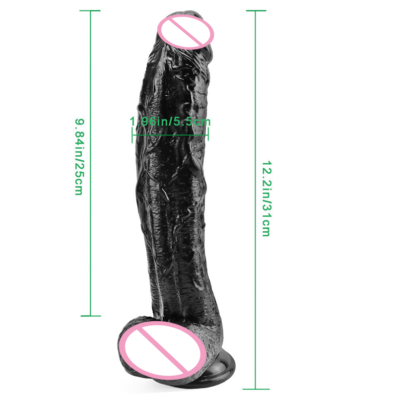 Realistic Large Dildo For Women Adult Sex Toy With Suction Cup Strapon Lifelike Penis Design - 22