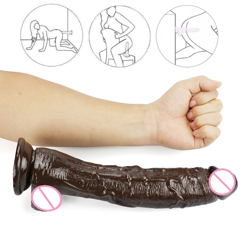 Realistic Large Dildo For Women Adult Sex Toy With Suction Cup Strapon Lifelike Penis Design - 7