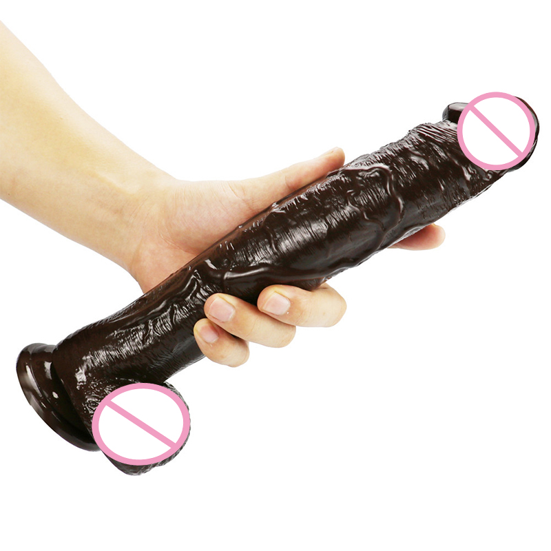 Realistic Large Dildo For Women Adult Sex Toy With Suction Cup Strapon Lifelike Penis Design - 5