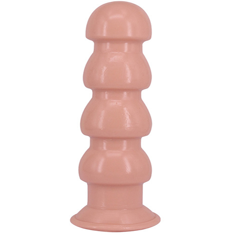 Quality Large Soft Suction Dildo Adult Sex Toy Strapon Anal Beads For Men Women Lesbian Play - 4