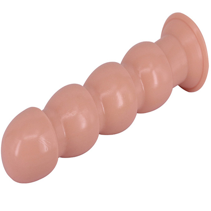 Quality Large Soft Suction Dildo Adult Sex Toy Strapon Anal Beads For Men Women Lesbian Play - 3