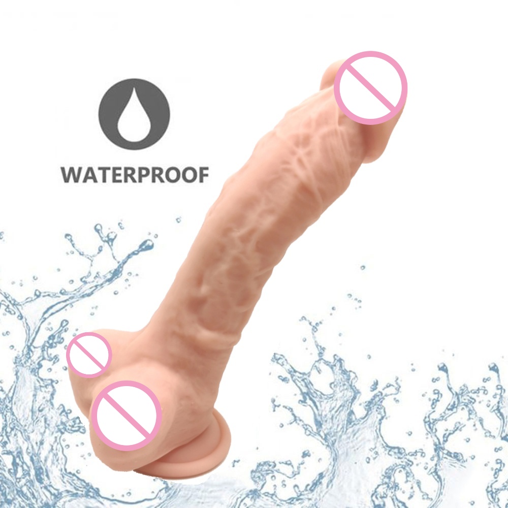 Silicone Realistic Dildo With Suction Cup Large Size Realskin Feel Flexible Ideal For Womens Masturbation And Anal Play - 2