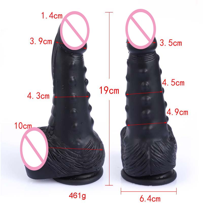 Extra Large Realistic Dildo Unisex Strapon Adult Sex Toy For Gay Men Women Suction Cup Base Bodysafe Material Erotic Faux Penis For Solo Or Couples Play - 12