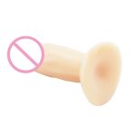 Camatech 11cm 4 5 Inch Realistic Flesh Mini Silicone Dildo Masturbator G-spot Anal Plug Pussy Penis Suction Cup Butt Toy Sex - 6