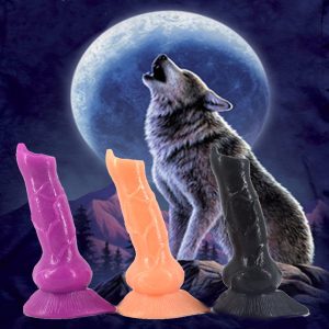 Animal Dog Dildo Big Fake Wolf Penis Suction Artificial Dick Sex Toys For Women Flexible Cock Adult Products Anal