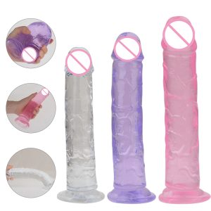 Jelly Dildos Anal Plug Sex Toys For Women Suction Cup Dildo Female Masturbator G-spot Vaginal Massager Butt Products