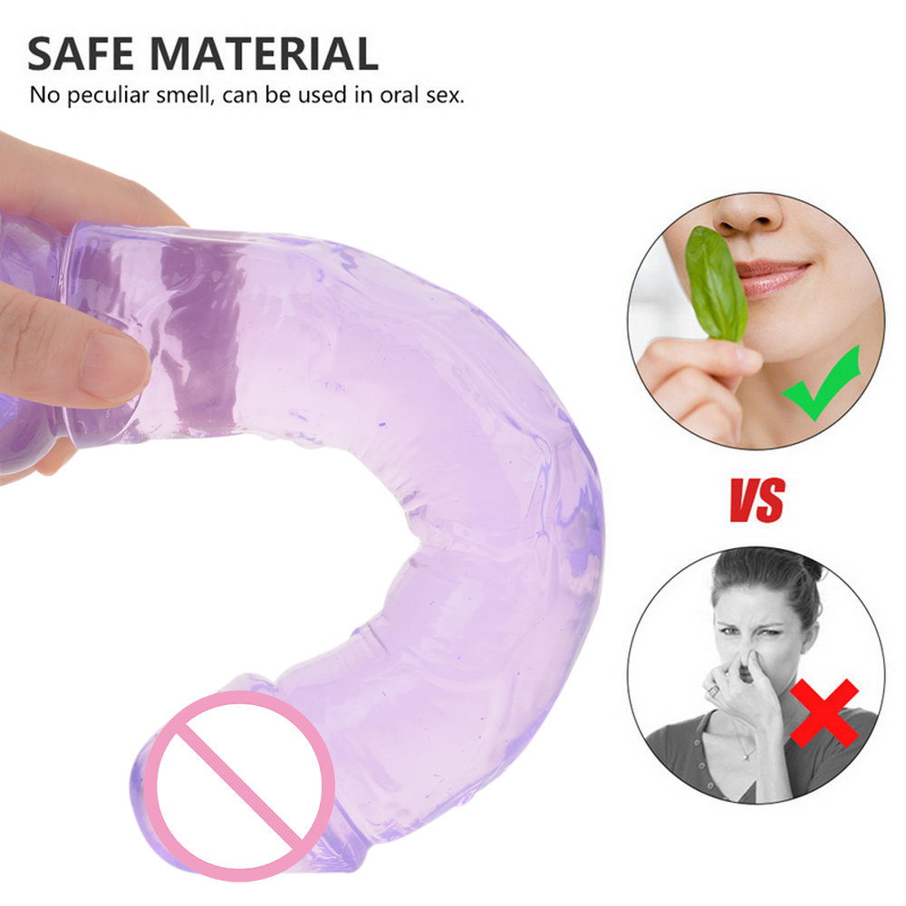 Gspot Massager Female Masturbator Suction Cup Dildo Anal Plug Womens Jelly Sex Toys - 4