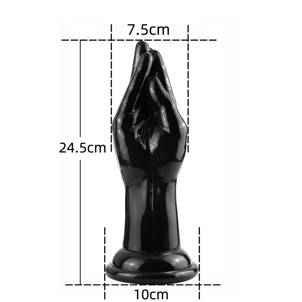 Extralarge Silicone Fist Dildo Gspot Stimulation Anal Plug Masturbation Aid Sex Toy With Suction Base - 1
