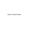 Brown Purple Panties