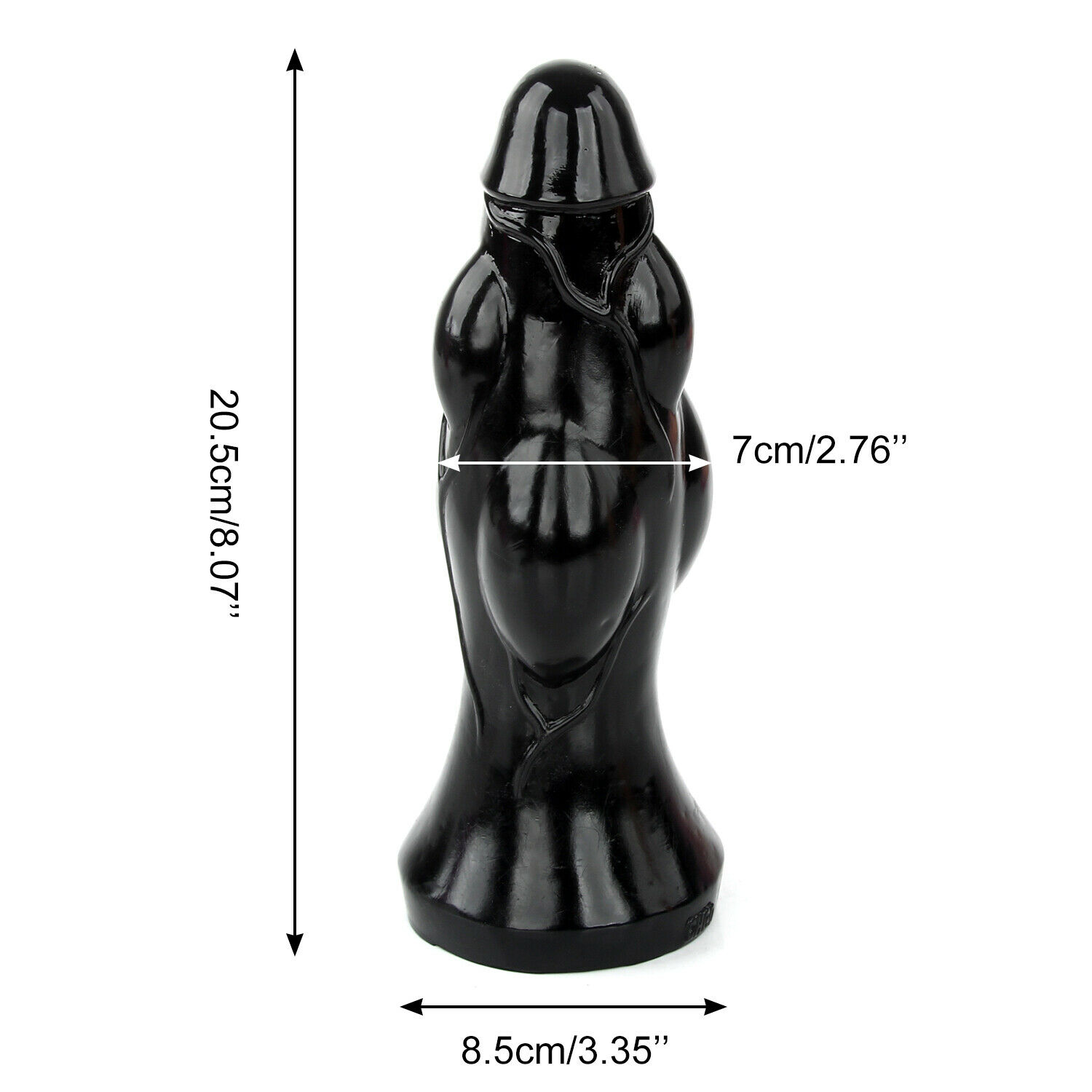 Unisex Extra Large Realistic Dildo Butt Plug Ideal For Erotic Lesbian Gay Flirting Stimulation - 2