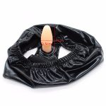 Camatech Elastic Dildo Pants Discreet Wear Silicone Anal Plug Latex Underwear With Strapon Penis Chastity Belt Sex Toy - 4