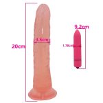 Big Realistic Dildo Strong Suction Cup Dick Penis 10 Speed Bullet Vibrators For Women Sex Toys Woman Shop - 6