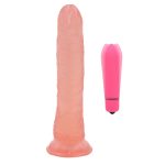 Big Realistic Dildo Strong Suction Cup Dick Penis 10 Speed Bullet Vibrators For Women Sex Toys Woman Shop