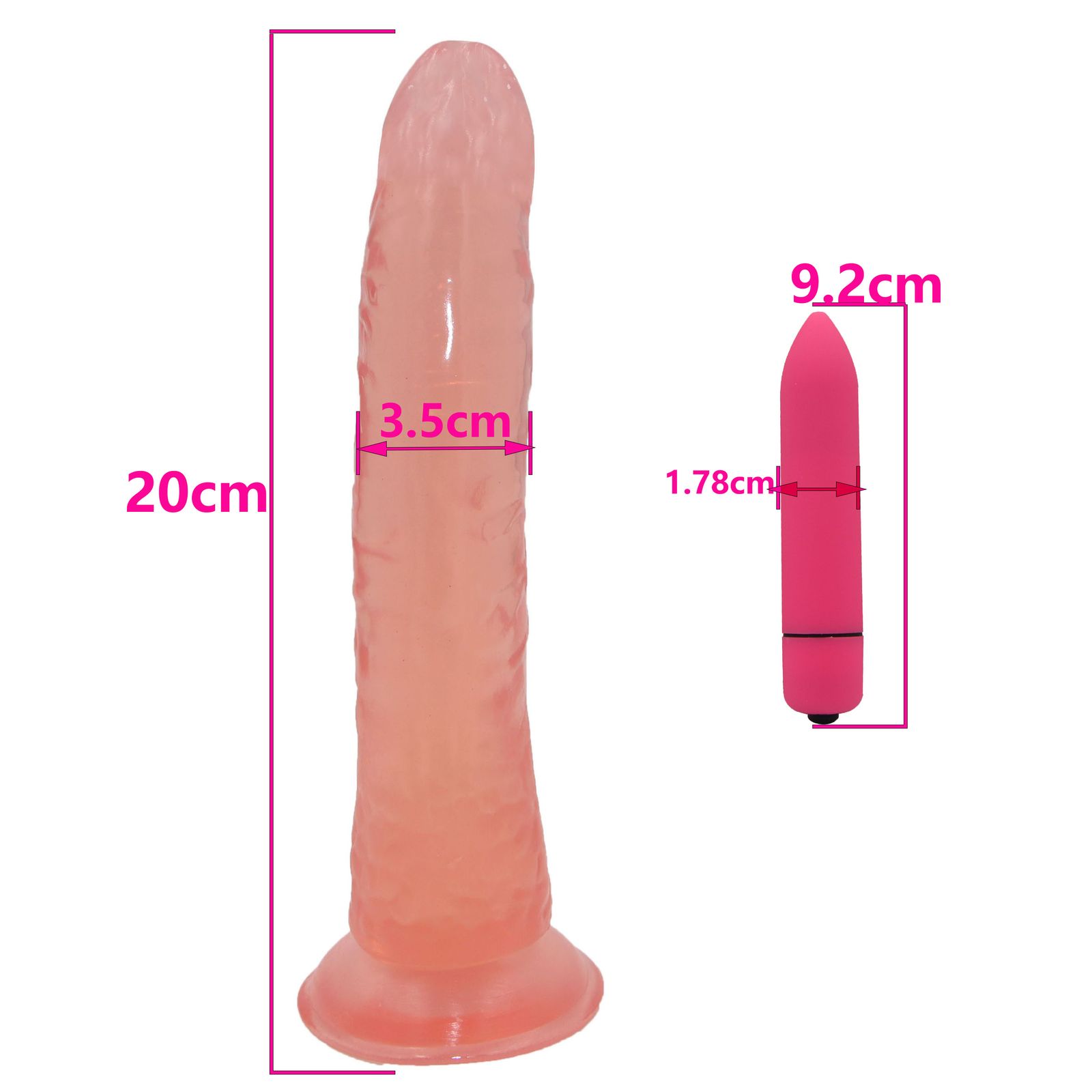 Quality 10speed Vibrating Dildo With Strong Suction Cup Realistic Design Female Pleasure Toy - 1
