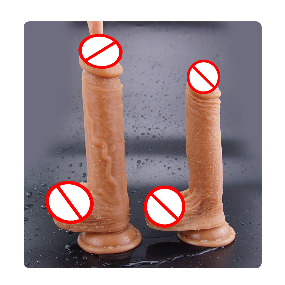 Ultrarealistic Skinlike Large Dildo With Suction Cup For Women Flexible Wearable Bodysafe Masturbation Sex Toy - 3