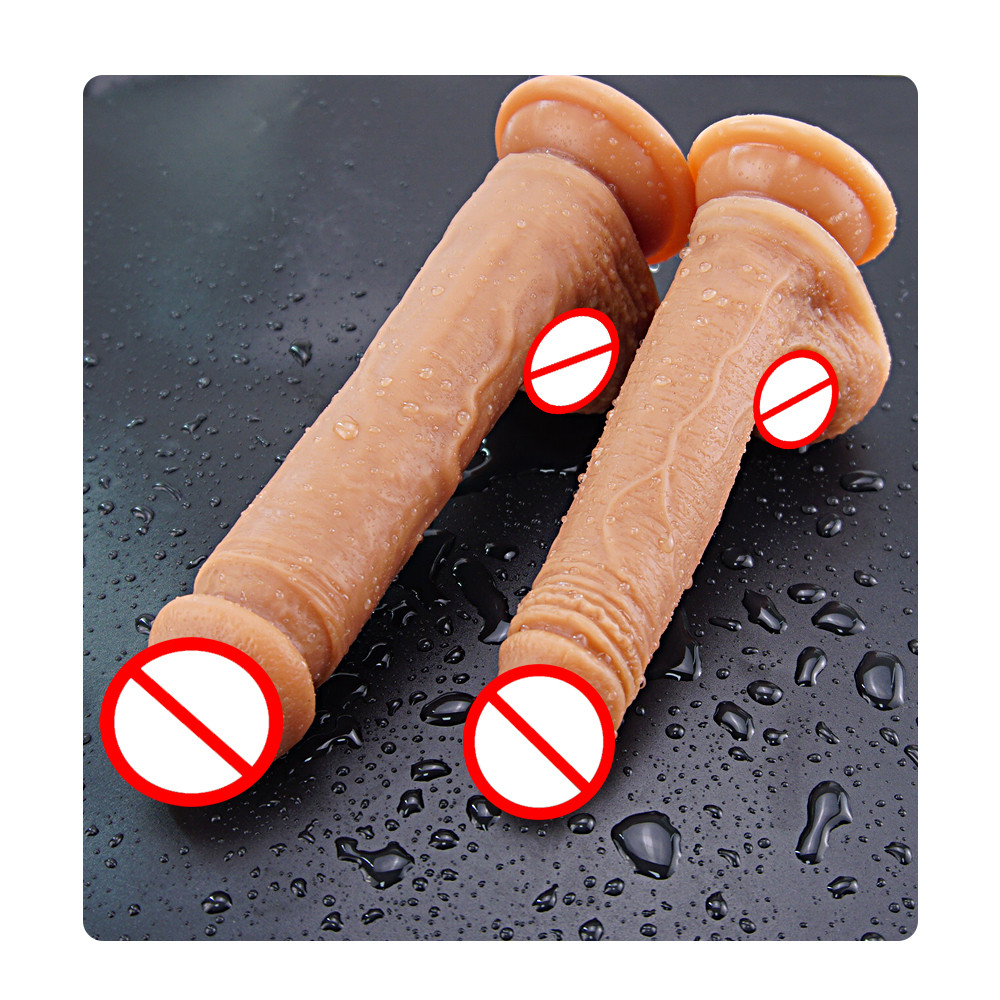 Ultrarealistic Skinlike Large Dildo With Suction Cup For Women Flexible Wearable Bodysafe Masturbation Sex Toy - 5