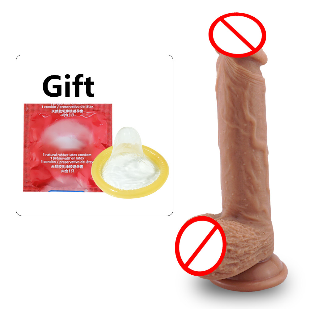 Ultrarealistic Skinlike Large Dildo With Suction Cup For Women Flexible Wearable Bodysafe Masturbation Sex Toy - 11
