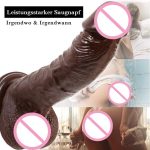 Realistic Silicone Large Huge Dildo Sex Toys For Women With Thick Glans Powerful Suction Cup Stiff Cock Adult Products - 4