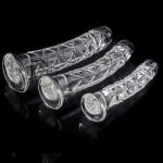 3 Size Crystal Big Glass Dildo Realistic Penis Artificial Anal G-spot Stimulate Female Dildos For Women - 5