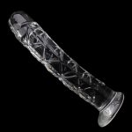 3 Size Crystal Big Glass Dildo Realistic Penis Artificial Anal G-spot Stimulate Female Dildos For Women - 4