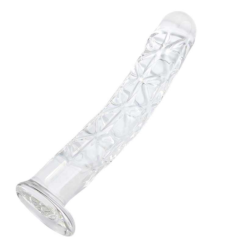 Crystal Glass Dildo Realistic Penis Design Three Sizes Gspot And Anal Stimulation Womens Intimate Toy - 8