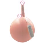 Camatech Realistic Dildo Strap On Jumping Ball For Female Masturbation Flesh Penis Vibrator Strapless Strapon Inflatable Balloon - 3