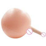 Camatech Realistic Dildo Strap On Jumping Ball For Female Masturbation Flesh Penis Vibrator Strapless Strapon Inflatable Balloon - 6