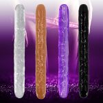 Long Double Ended Dildo Realistic Penis Flexible Dick Adult Sex Toys For Woman Lesbian Couples Vagina Anal Penetration Products