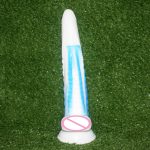 Nuun 10 Inch Dragon Dildo Long G-spot Stimulate Animal Penis Sharp Blue White Climax Anal Plug Fetish Erotic Sex Toys For Woman - 4