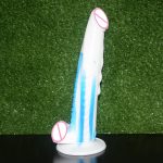 Nuun 10 Inch Dragon Dildo Long G-spot Stimulate Animal Penis Sharp Blue White Climax Anal Plug Fetish Erotic Sex Toys For Woman