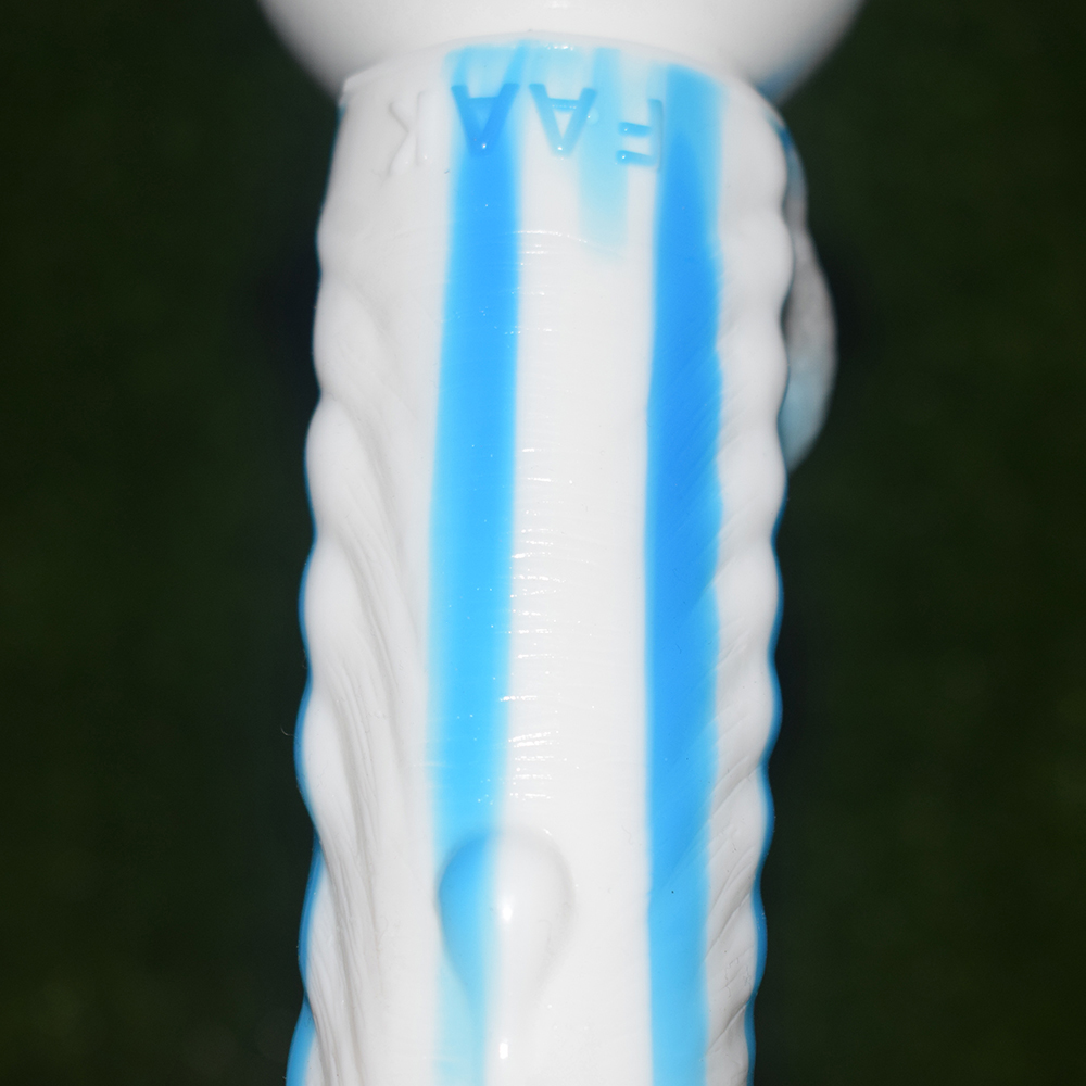 Nuun 10inch Dragonthemed Dildo Gspot Stimulator Fetish Erotic Sex Toy Sharp Bluewhite Long Anal Plug For Women - 13
