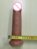 Dildo Sliding Foreskin Skin Feeling Realistic Penis Sex Toys For Women G Spot Stimulate Masturbation Suction Cup Fake Dick - 4