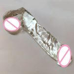 Huge Thicken Realistic Dildo Female Masturbator Crystal Glass Big G Spot Stimulation Simulation Penis Dick - 5