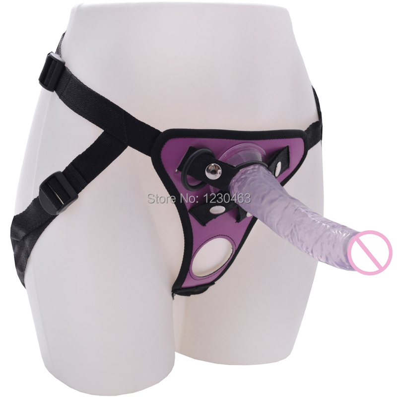 Realistic Strapon Dildo Adjustable Harness Dualhole Nonvibrating Ideal For Lesbian Gay Women Couples - 1