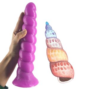 Anal Plug Spiral Big Dildo Long Sex Toys For Women Conch Design Anus Massage Stimulate Flirting Japanese Doll