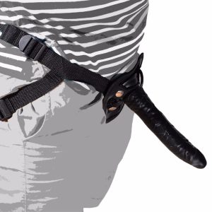 2pcs Black Strap On Realistic Normal Dildo Bullet Vibrator Strapon Sex Toys For Women Lesbian Clitoris Vagina Massager - 2