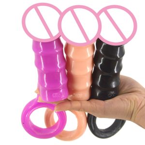 Anal Butt Plug Cock Ring Fantasy Penis G Spot Prostate Massage Erotic Chastity Sex Toys For Men Anti-mastuabation - 2