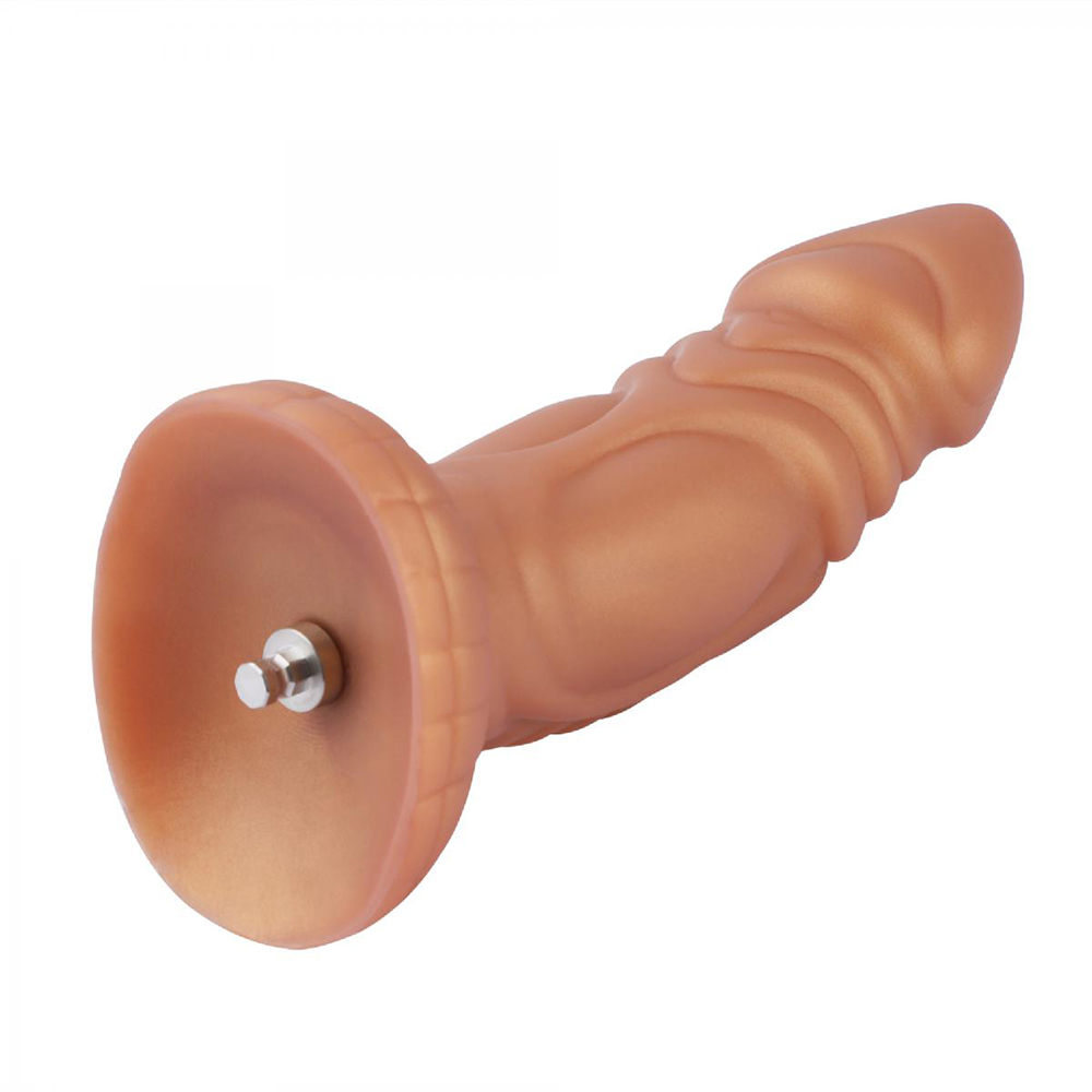 Silicone Female Vibrating Ribbed Tentacle Dildo With Suction Cup For Hismith Kliclok Sex Machine - 9