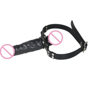 Strap On Face Dildo Mouth Penis Adjustable Bdsm Adult Sex Toy For Women Couples - 2