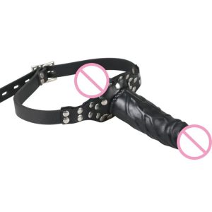 Strap On Face Dildo Mouth Penis Adjustable Bdsm Adult Sex Toy For Women Couples
