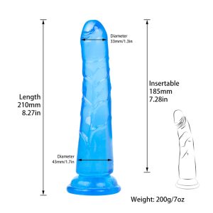 Erotic Soft Jelly Dildo Realistic Anal Dick Bullet Vibrator Strapon Big Penis Suction Cup Products For Adults Sex Toys Woman - 2