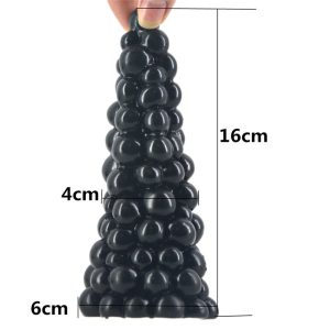 Big Anal Plug Like Grape Xmas Tree Design Beads Sex Toys Dildo Stuffed Stopper Anus Massage For Women Store - 2